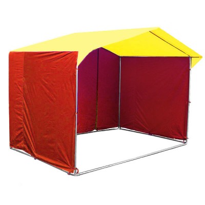 ПВ-2*2.5м Торговая палатка. Цвет: Жёлто-красный ПВ-2*2.5м Торговая палатка. Цвет: Жёлто-красный